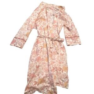 Papinelle Floral Print Robe with Belt